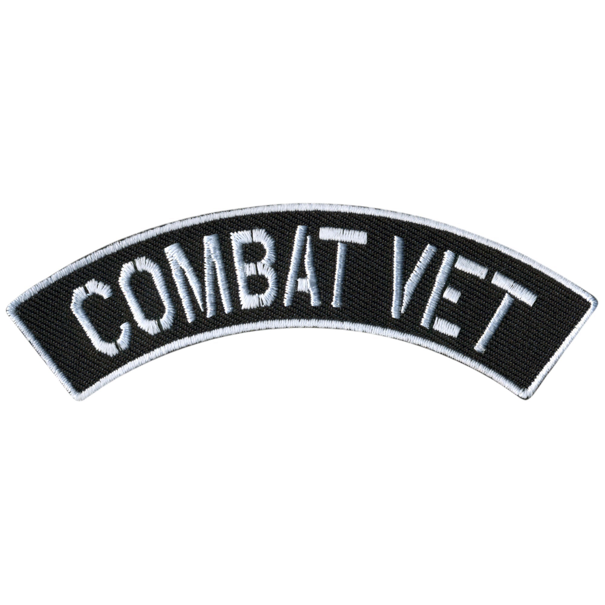 Combat Vet 4” X 1” Top Rocker Patch