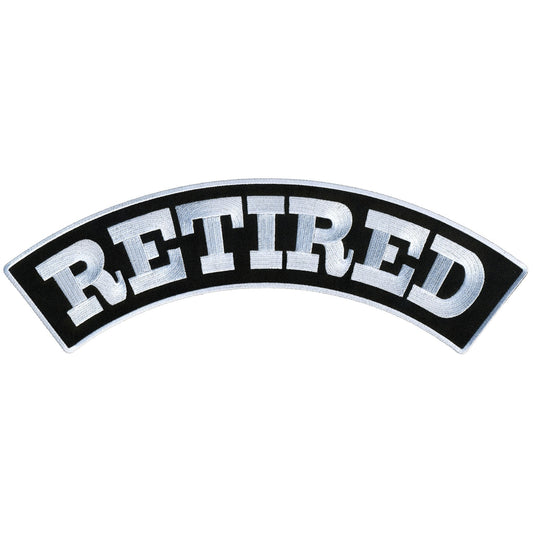 Retired 12” X 3” Top Rocker Patch