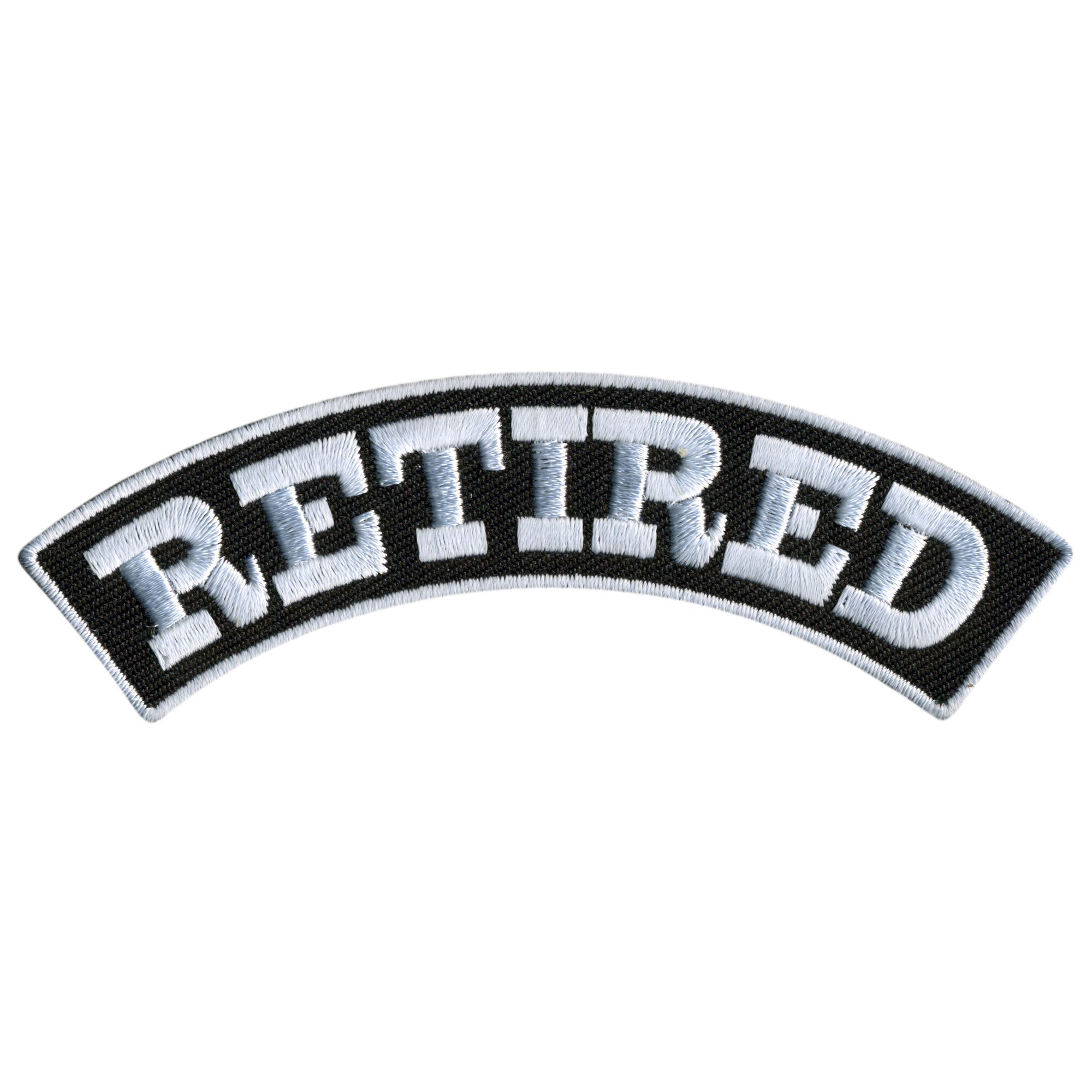 Retired 4” X 1” Top Rocker Patch