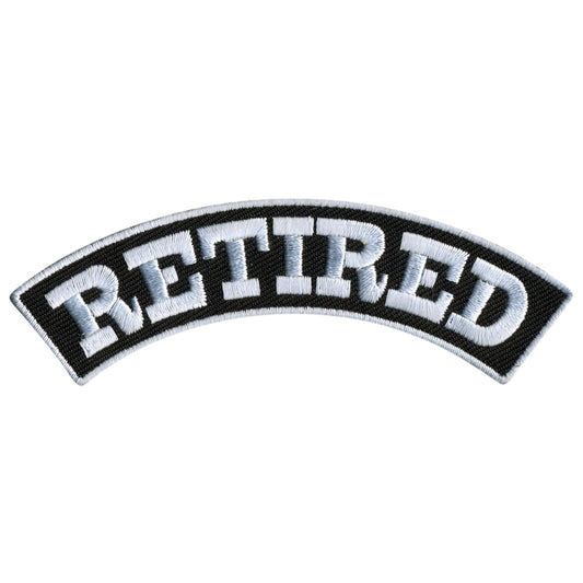 Retired 4” X 1” Top Rocker Patch