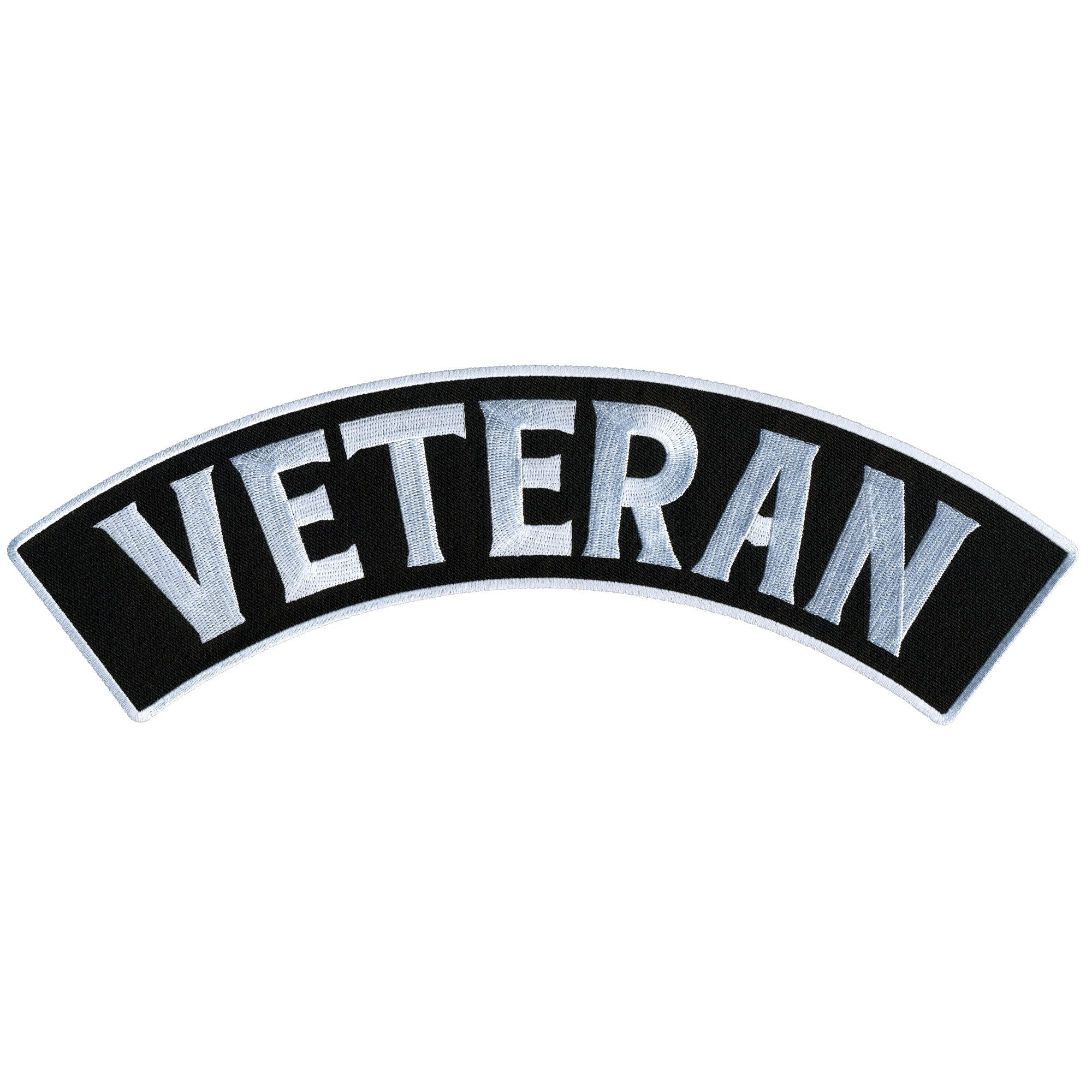 Veteran 12” X 3” Top Rocker Patch