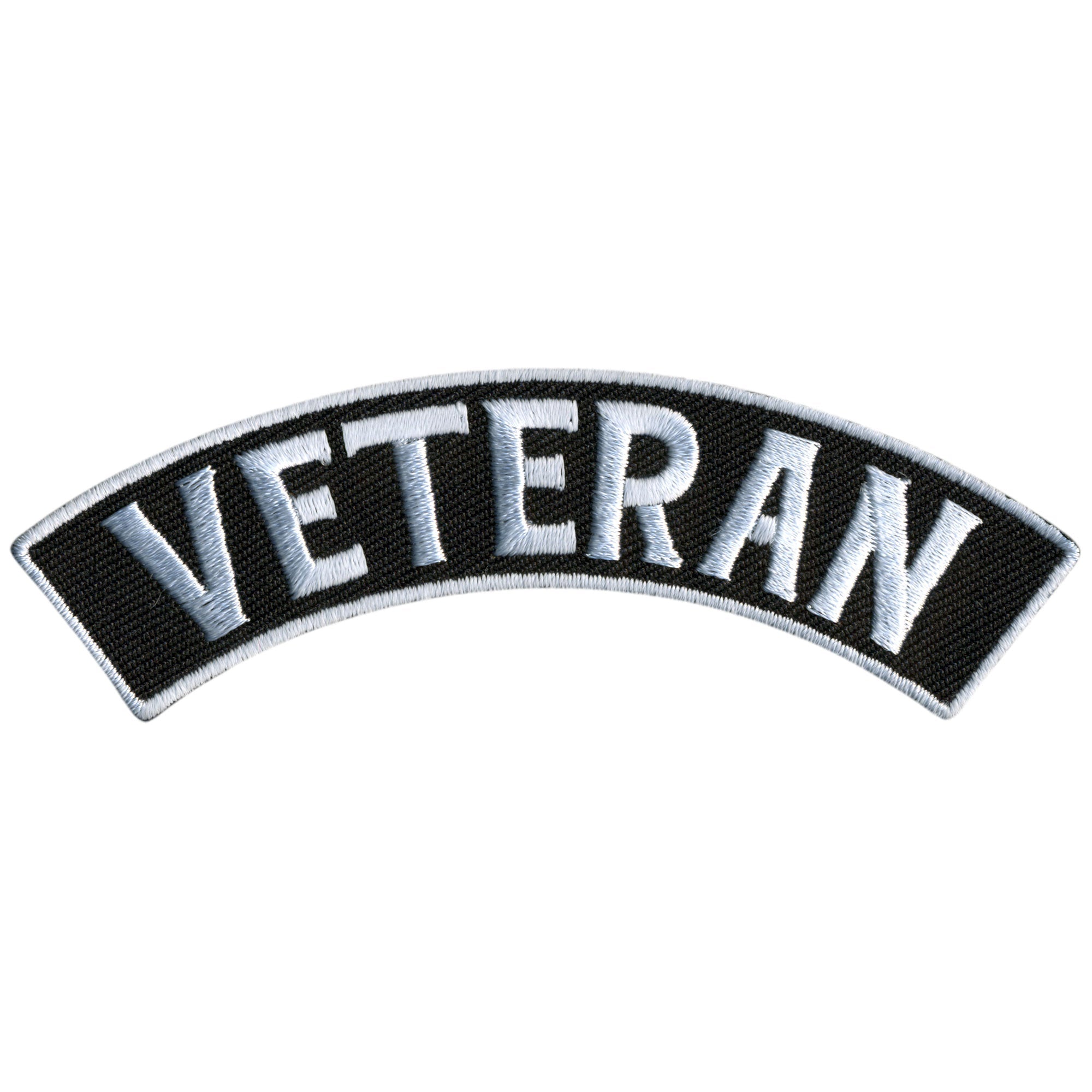 Veteran 4” X 1” Top Rocker Patch