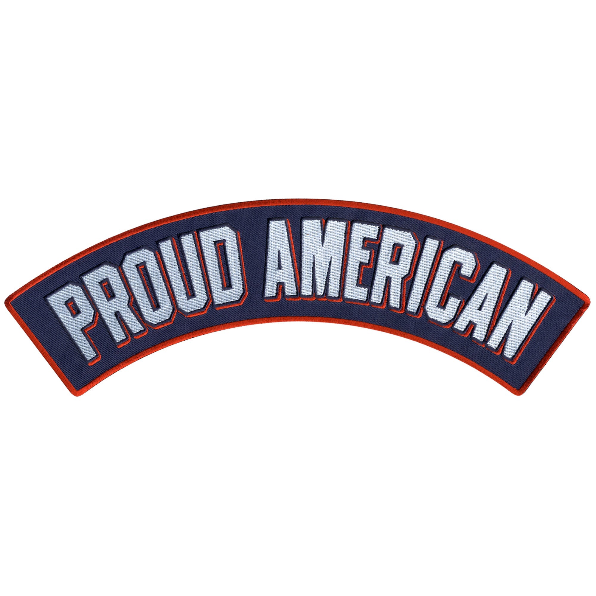 Proud American 12” X 3” Top Rocker Patch