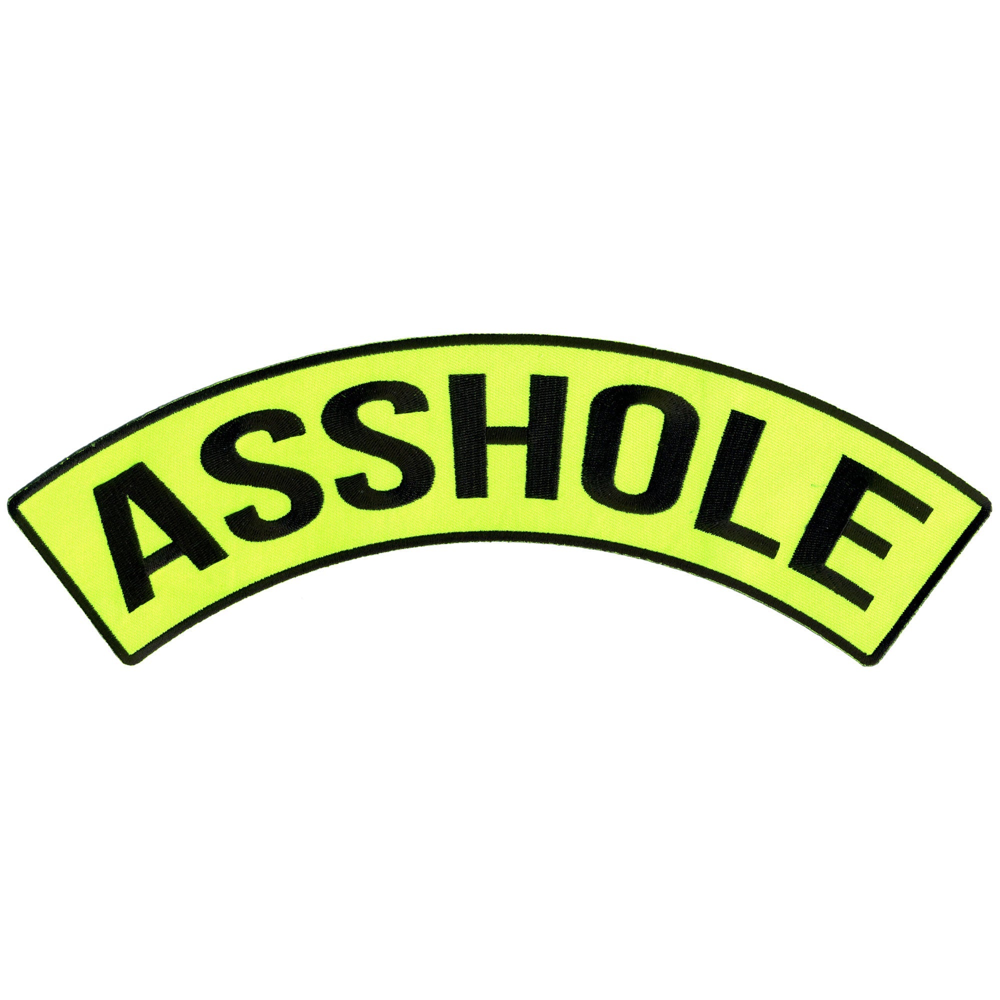 Asshole 12" X 3" Top Rocker Patch