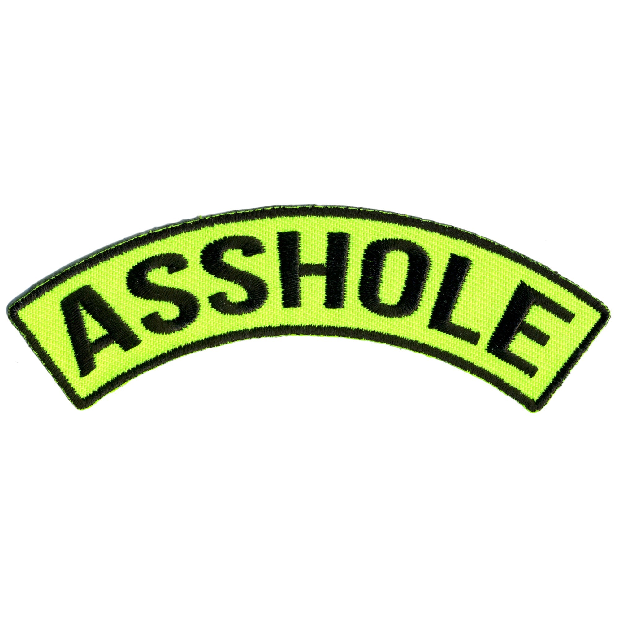 Asshole 4” X 1” Top Rocker Patch