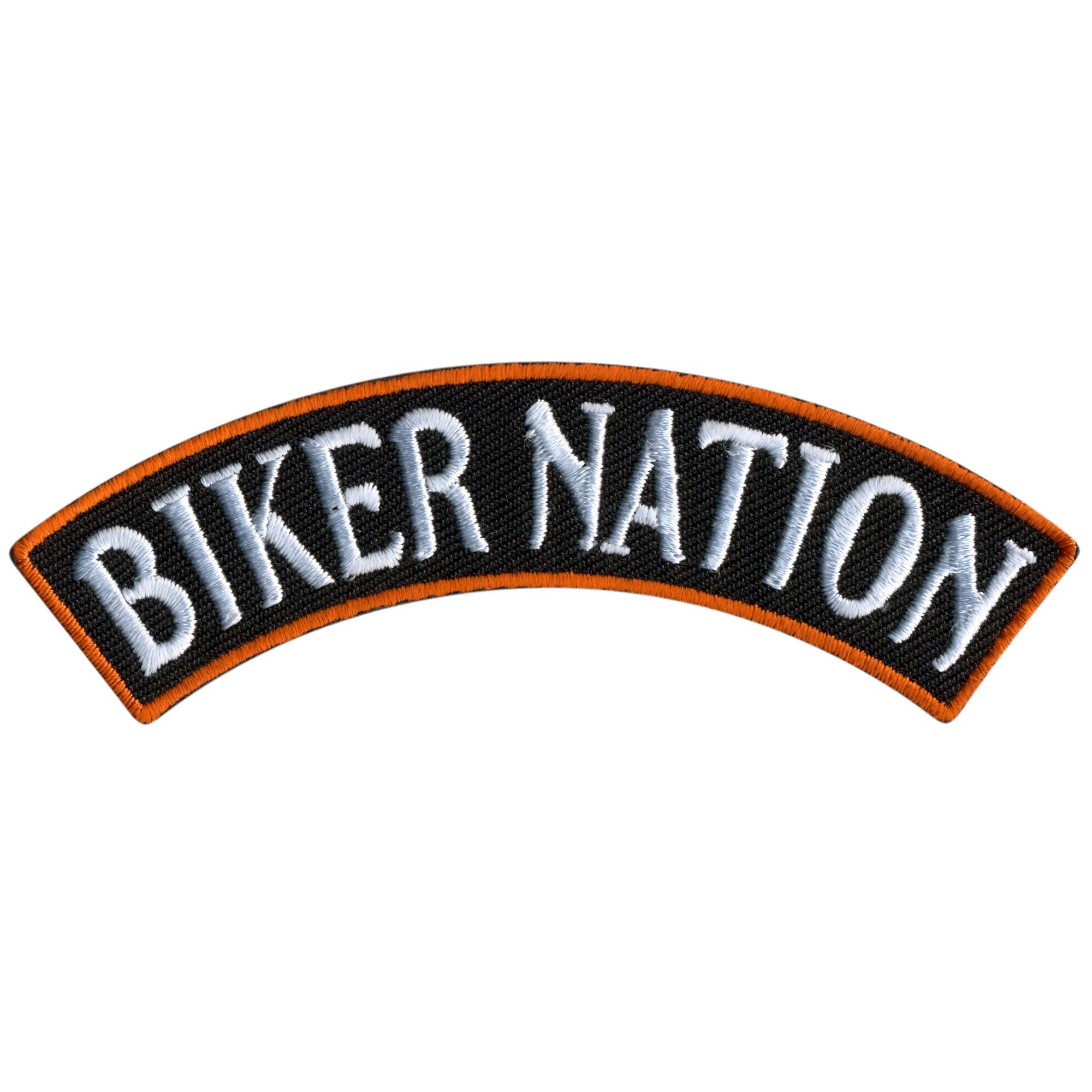 Biker Nation 4” X 1” Top Rocker Patch