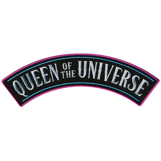 Queen Of The Universe 10" X 2" Top Rocker Patch