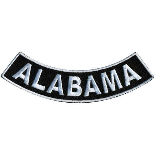 Alabama 4” X 1” Bottom Rocker Patch