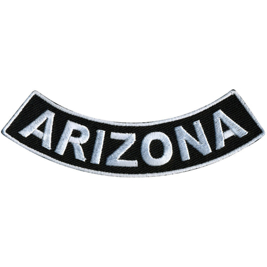 Arizona 4” X 1” Bottom Rocker Patch