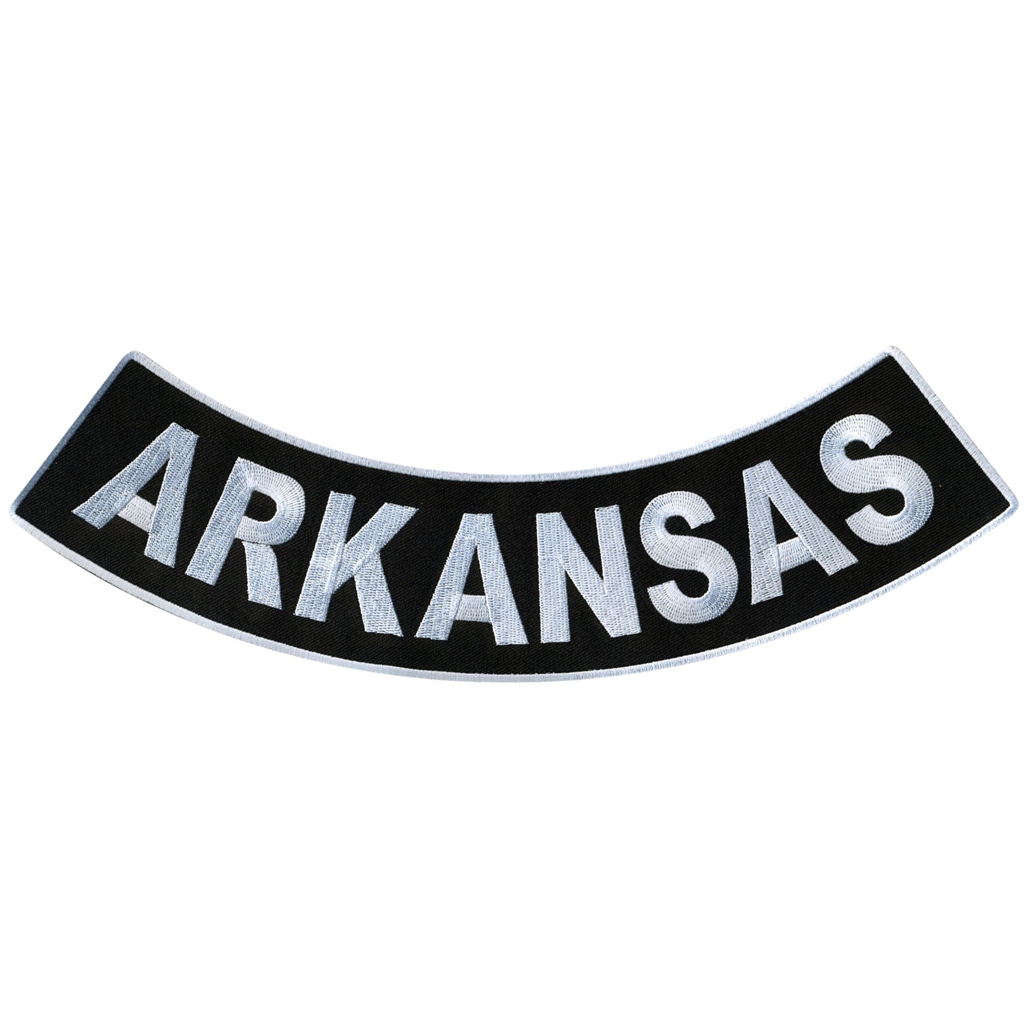 Arkansas 12” X 3” Bottom Rocker Patch