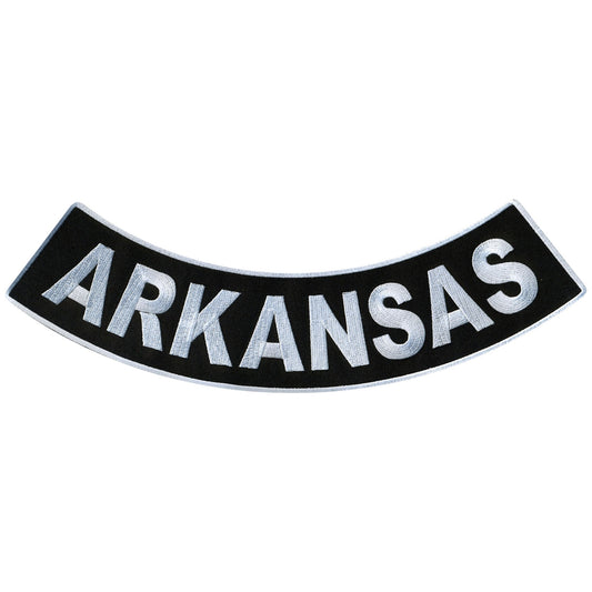 Arkansas 12” X 3” Bottom Rocker Patch