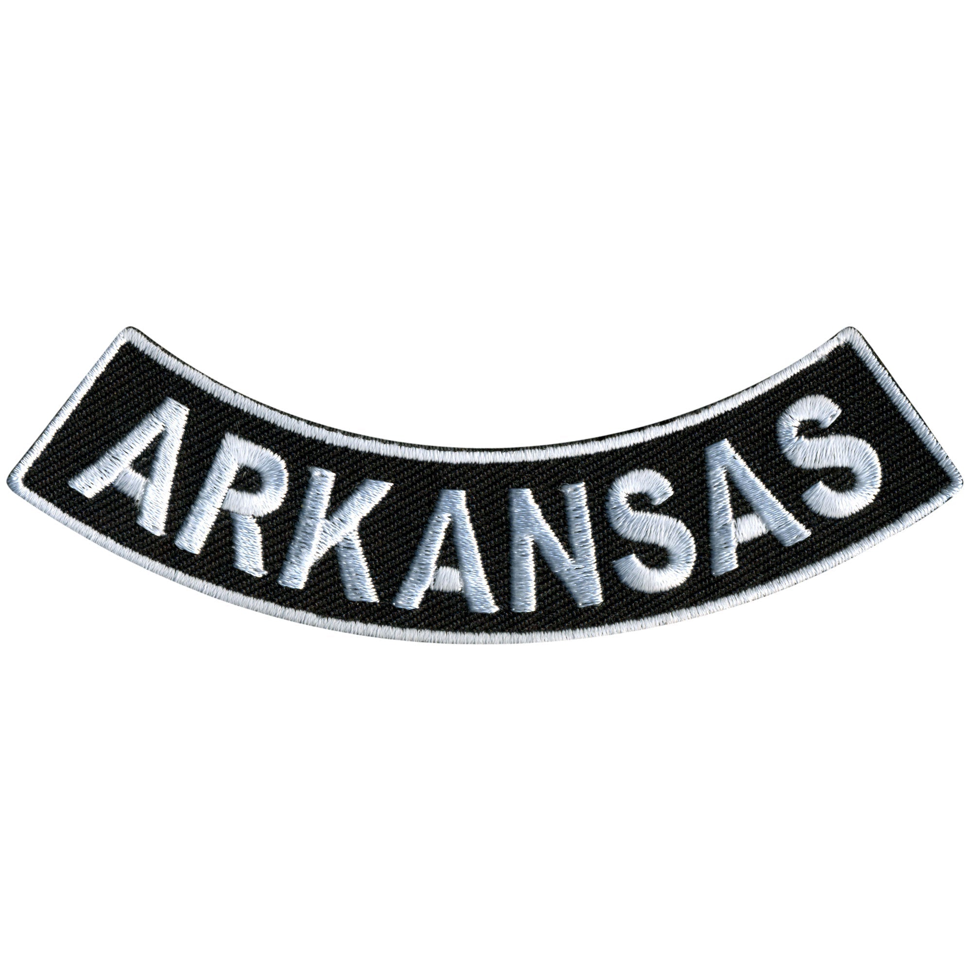 Arkansas 4” X 1” Bottom Rocker Patch
