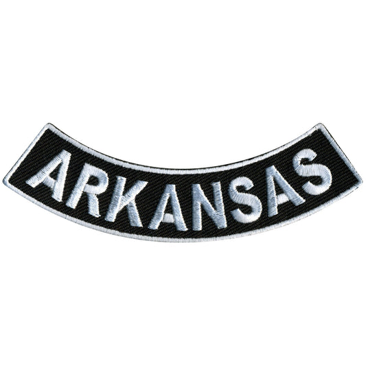 Arkansas 4” X 1” Bottom Rocker Patch