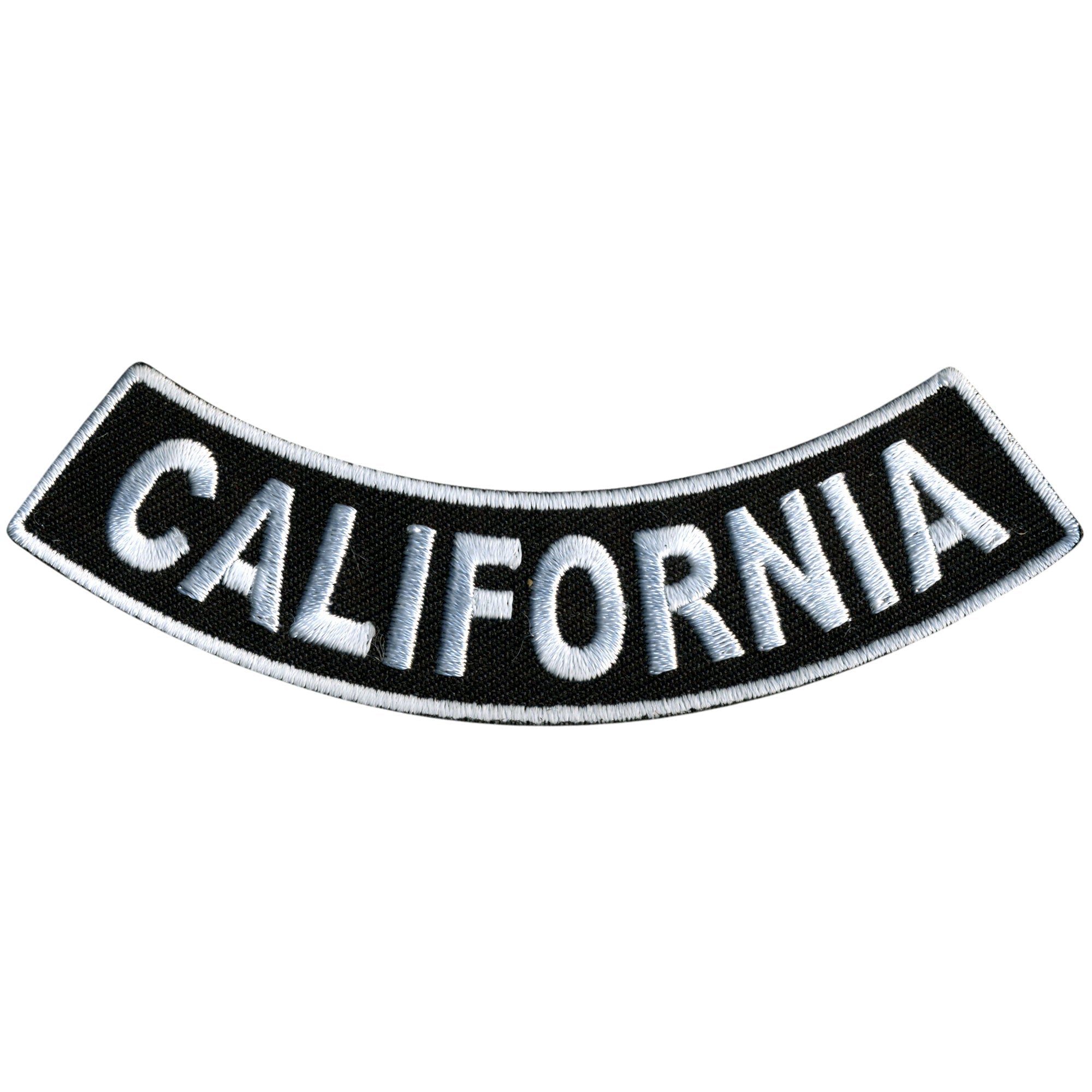 California 4” X 1” Bottom Rocker Patch
