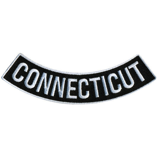 Connecticut 4” X 1” Bottom Rocker Patch