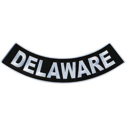 Delaware 12” X 3” Bottom Rocker Patch