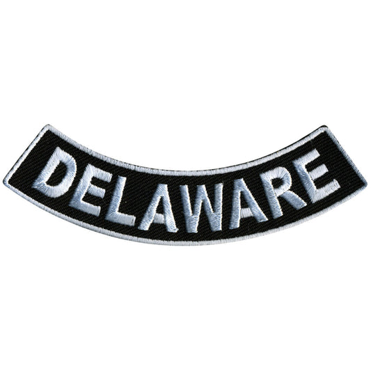 Delaware 4” X 1” Bottom Rocker Patch