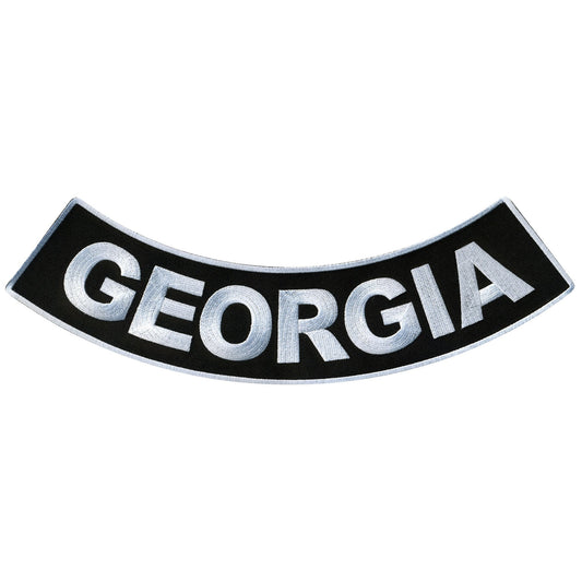 Georgia 12” X 3” Bottom Rocker Patch