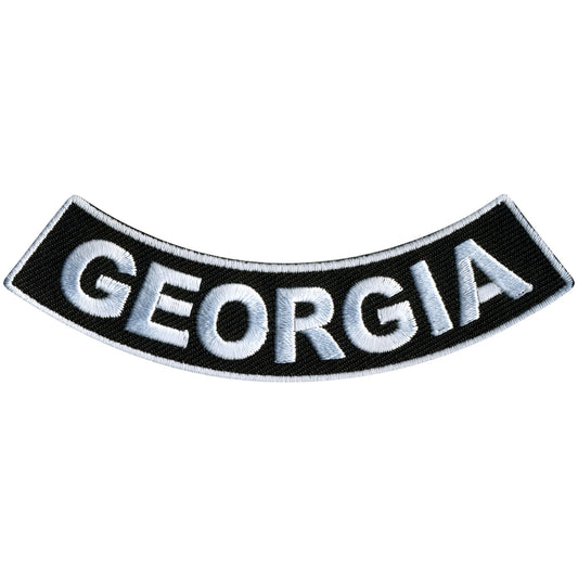 Georgia 4” X 1” Bottom Rocker Patch