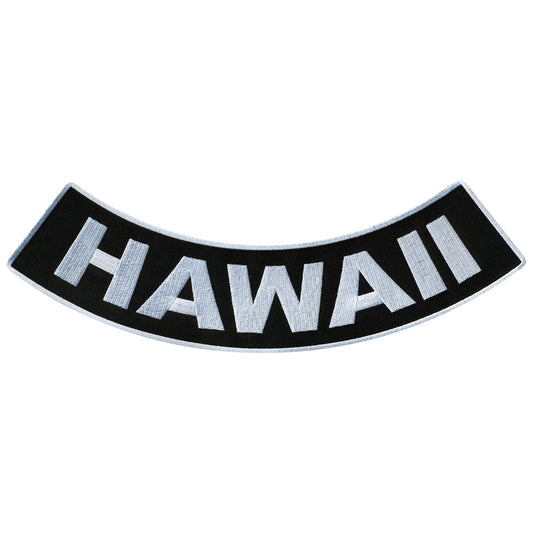 Hawaii 12” X 3” Bottom Rocker Patch