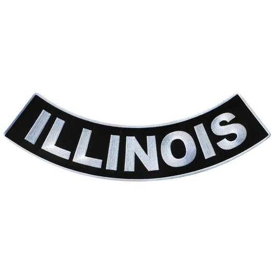Illinois 12” X 3” Bottom Rocker Patch