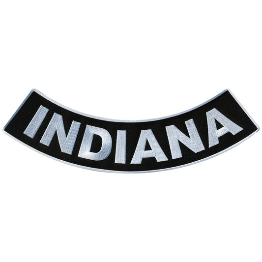 Indiana 12” X 3” Bottom Rocker Patch