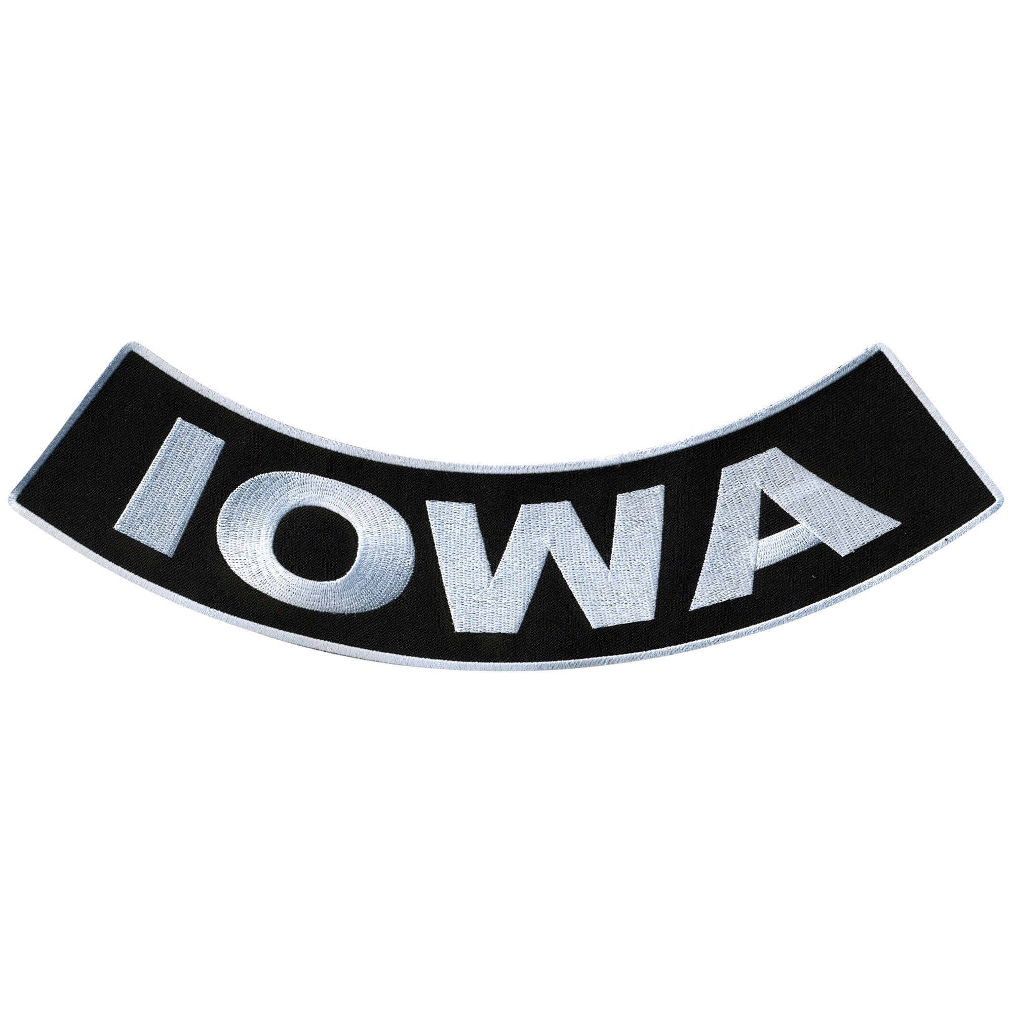 Iowa 12” X 3” Bottom Rocker Patch