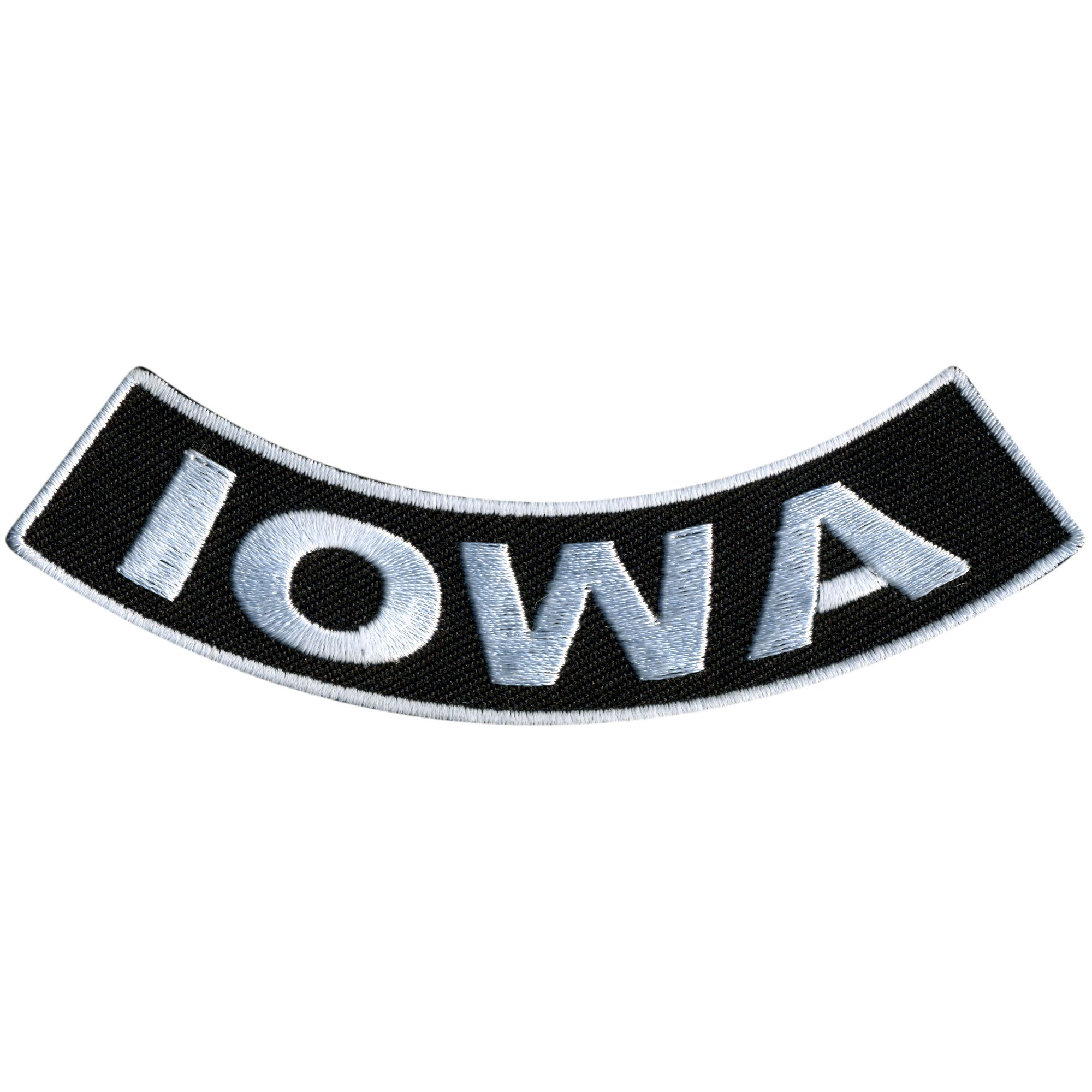 Iowa 4” X 1” Bottom Rocker Patch