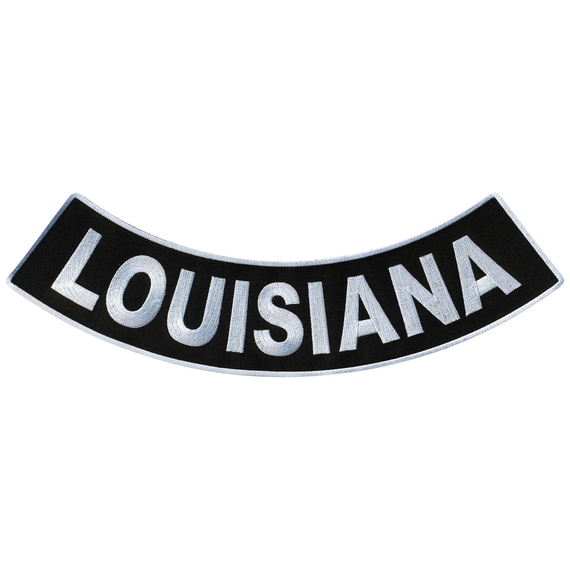 Louisiana 12” X 3” Bottom Rocker Patch