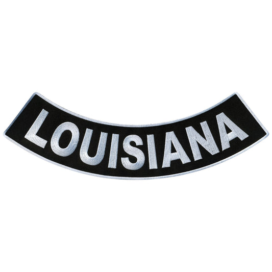 Louisiana 12” X 3” Bottom Rocker Patch