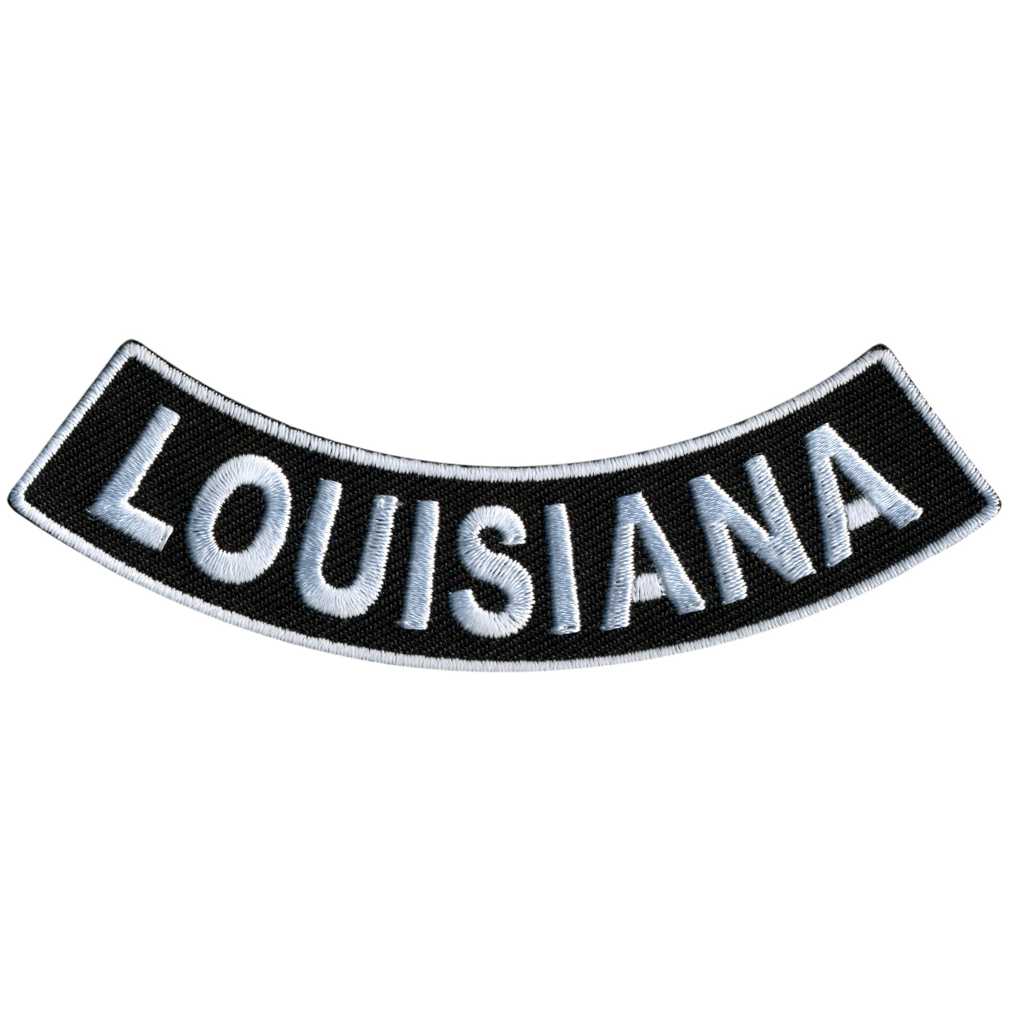 Louisiana 4” X 1” Bottom Rocker Patch