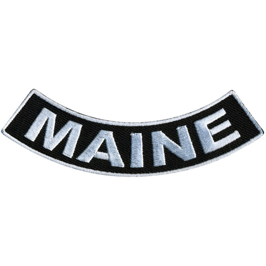 Maine 4” X 1” Bottom Rocker Patch