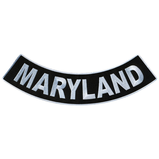 Maryland 12” X 3” Bottom Rocker Patch