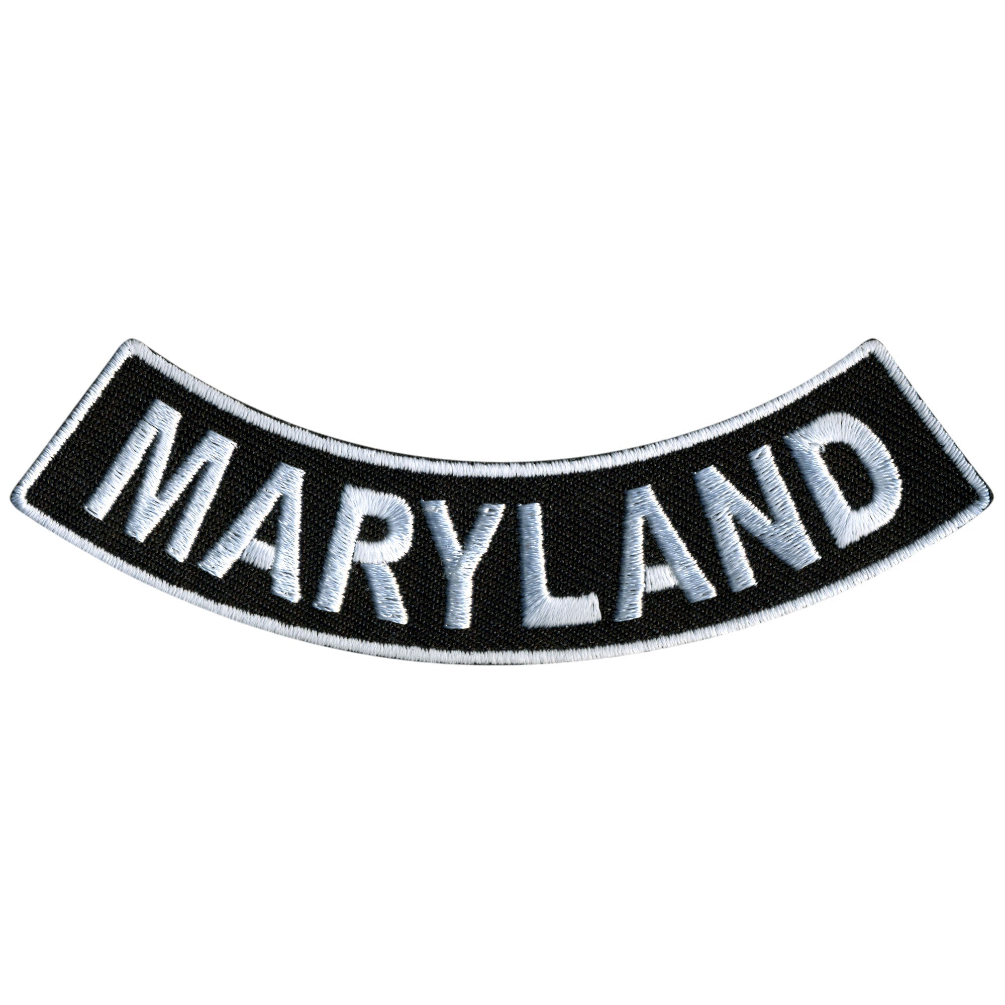 Maryland 4” X 1” Bottom Rocker Patch