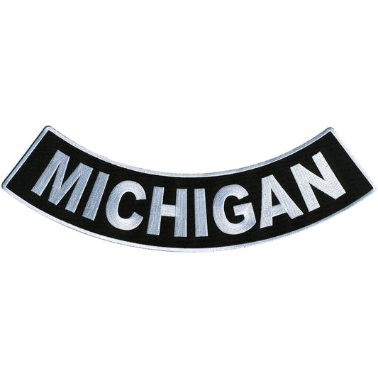 Michigan 12” X 3” Bottom Rocker Patch