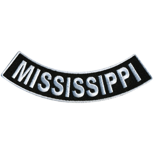 Mississippi 4” X 1” Bottom Rocker Patch