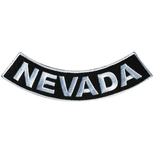 Nevada 4” X 1” Bottom Rocker Patch
