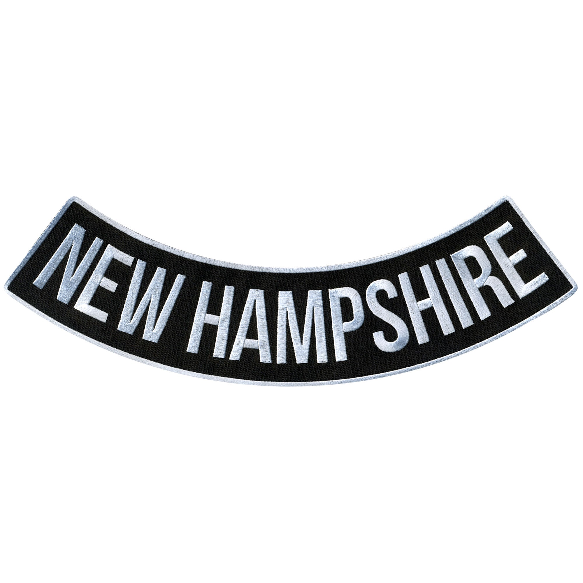 New Hampshire 12” X 3” Bottom Rocker Patch