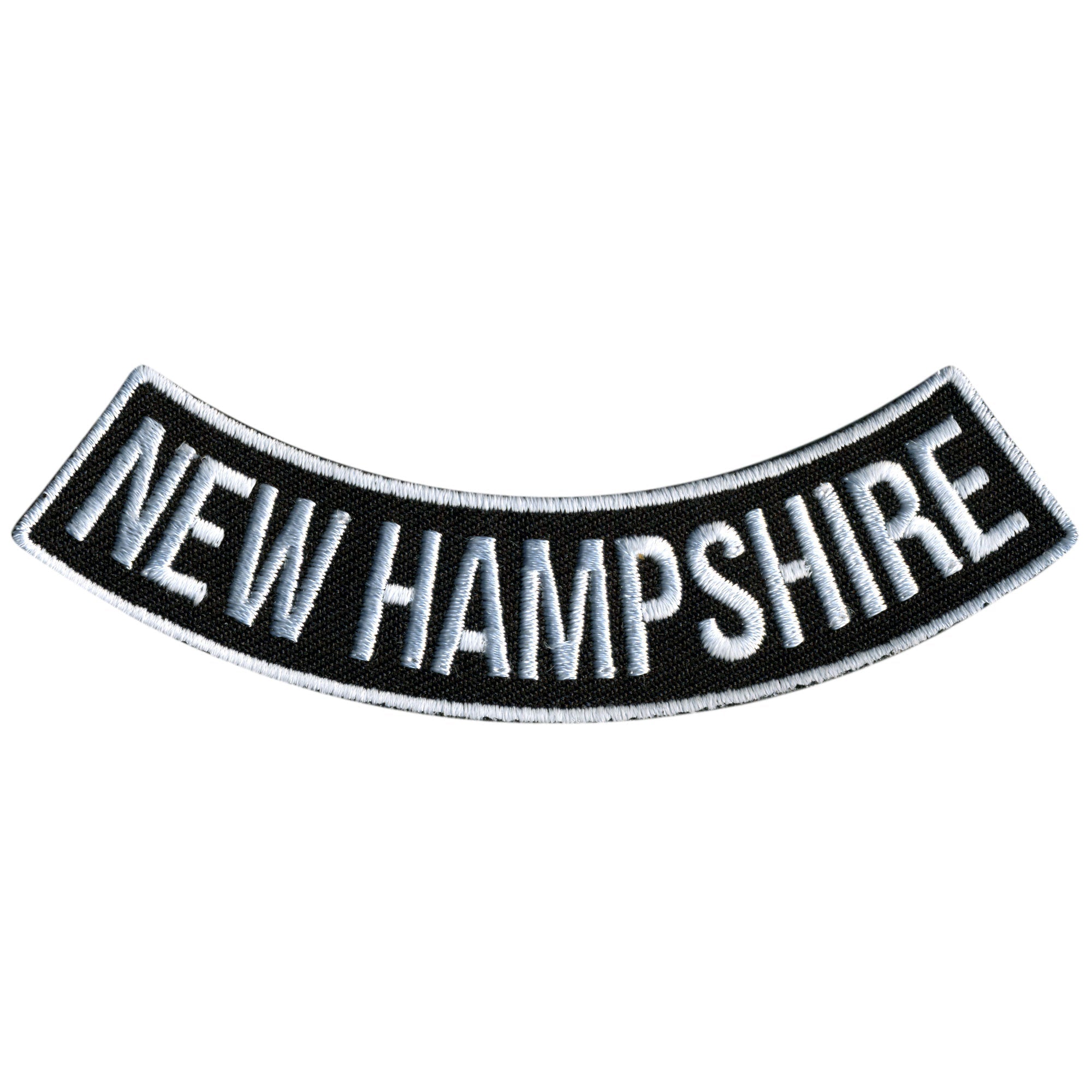 New Hampshire 4” X 1” Bottom Rocker Patch