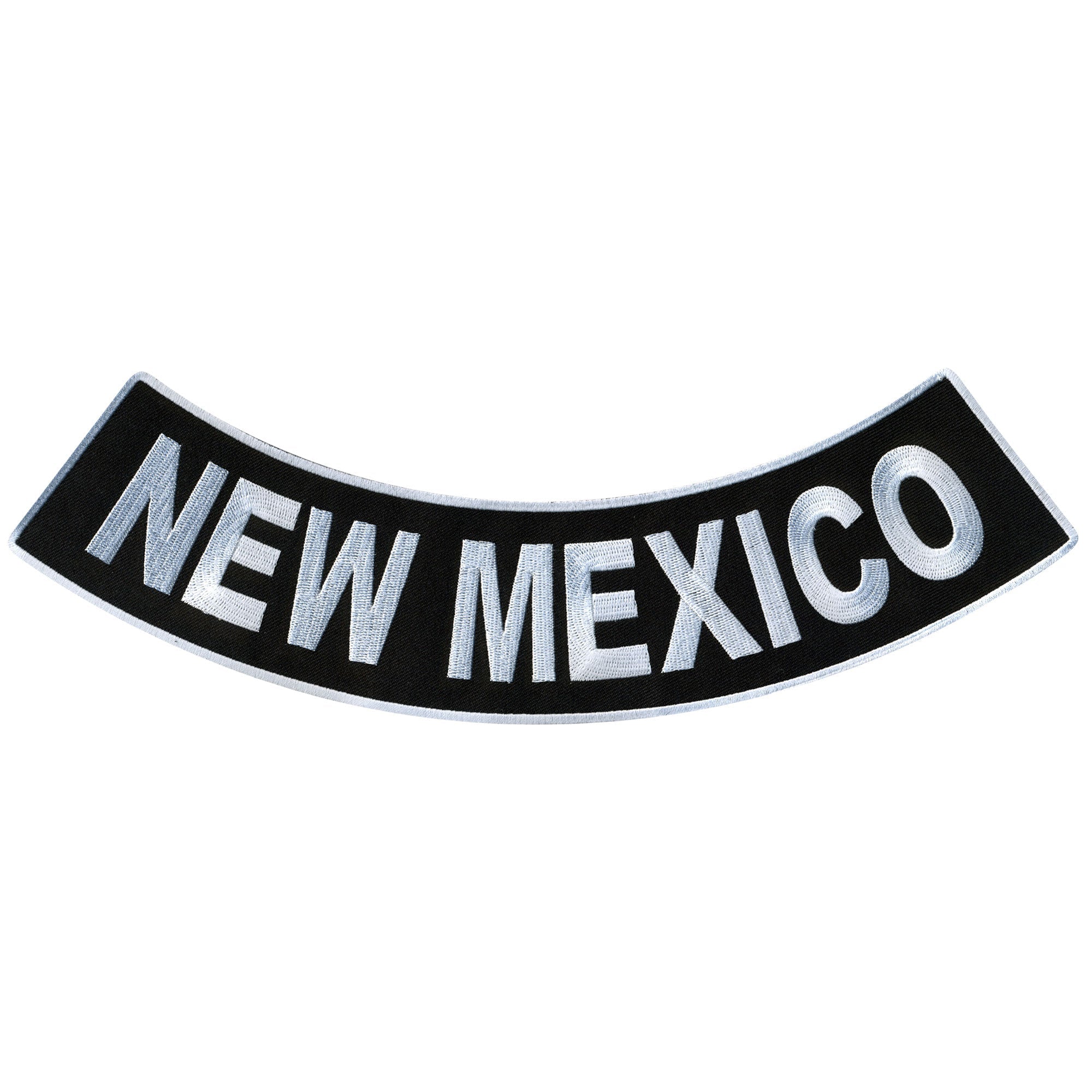 New Mexico 12” X 3” Bottom Rocker Patch