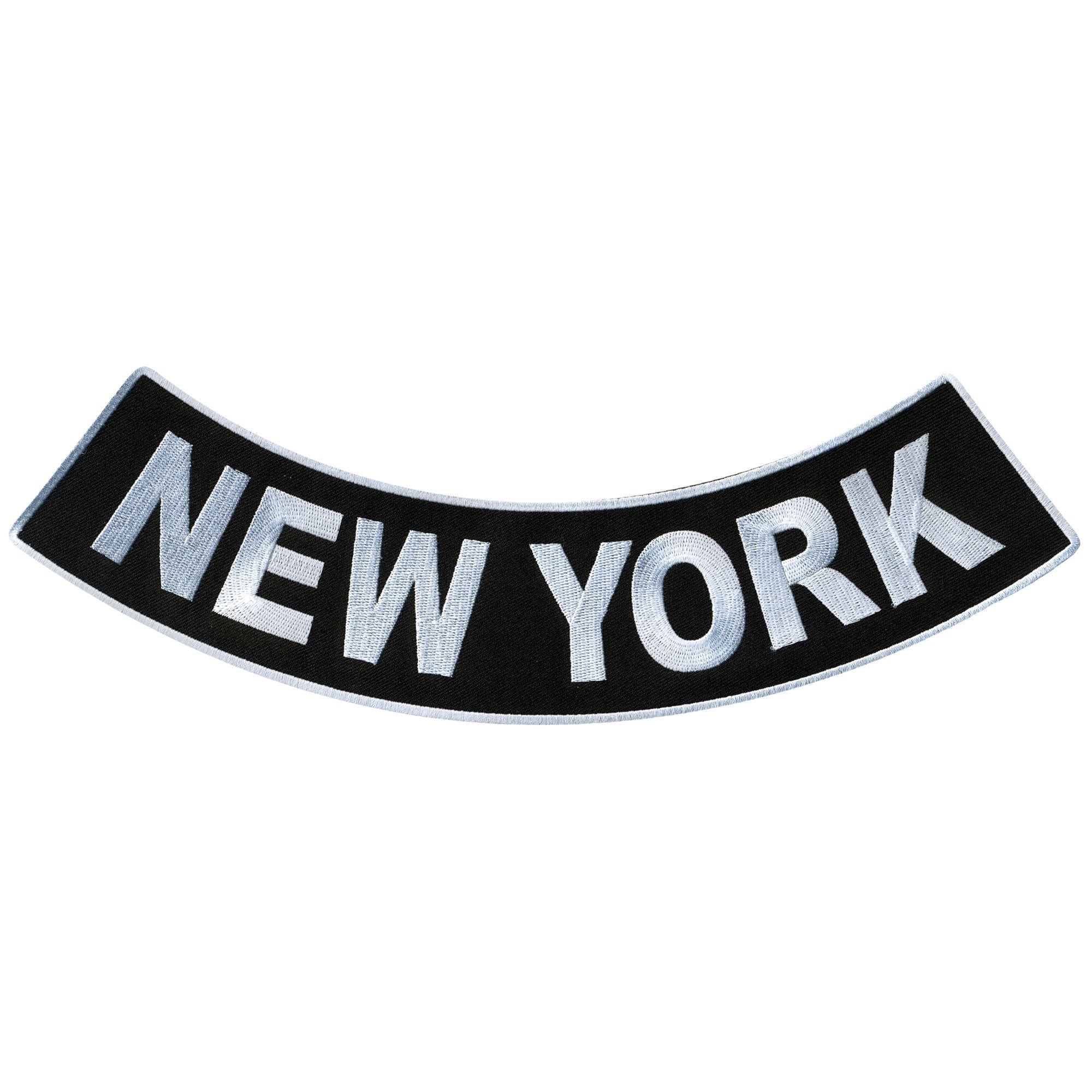 New York 12” X 3” Bottom Rocker Patch