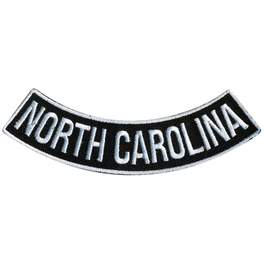 North Carolina 4” X 1” Bottom Rocker Patch