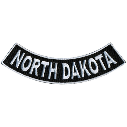 North Dakota 4” X 1” Bottom Rocker Patch