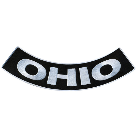 Ohio 12” X 3” Bottom Rocker Patch