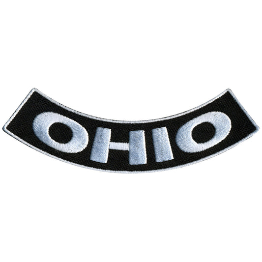 Ohio 4” X 1” Bottom Rocker Patch