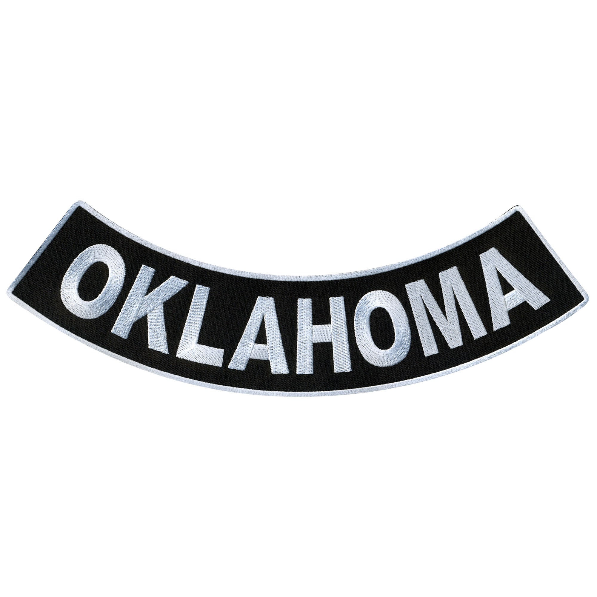 Oklahoma 12” X 3” Bottom Rocker Patch