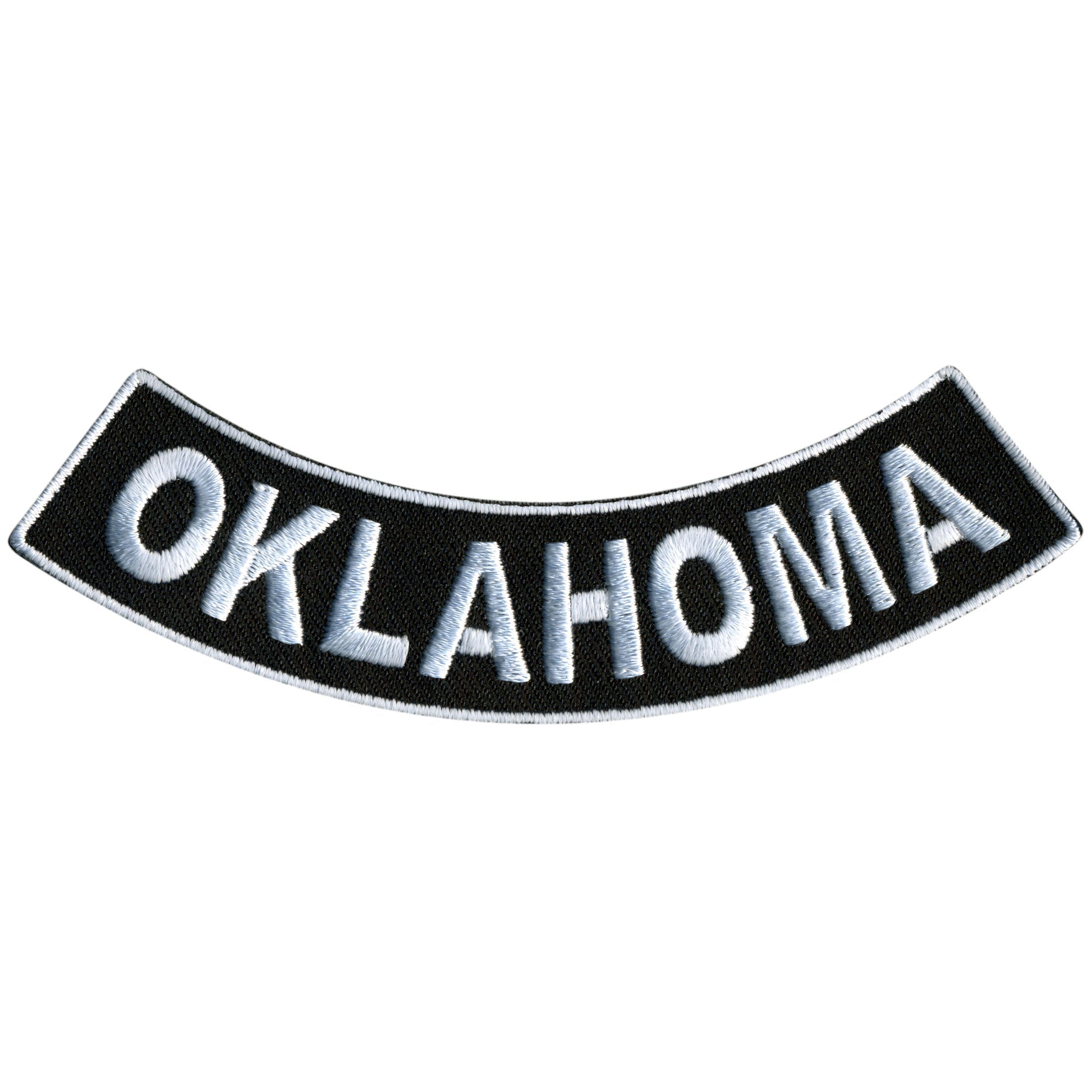 Oklahoma 4” X 1” Bottom Rocker Patch