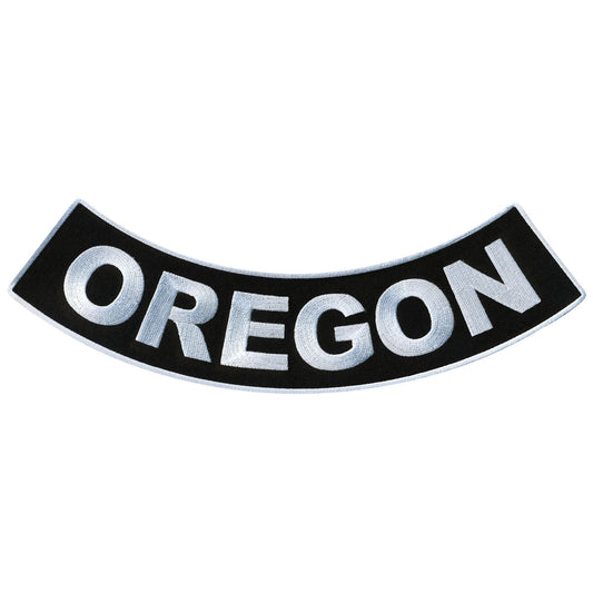 Oregon 12” X 3” Bottom Rocker Patch