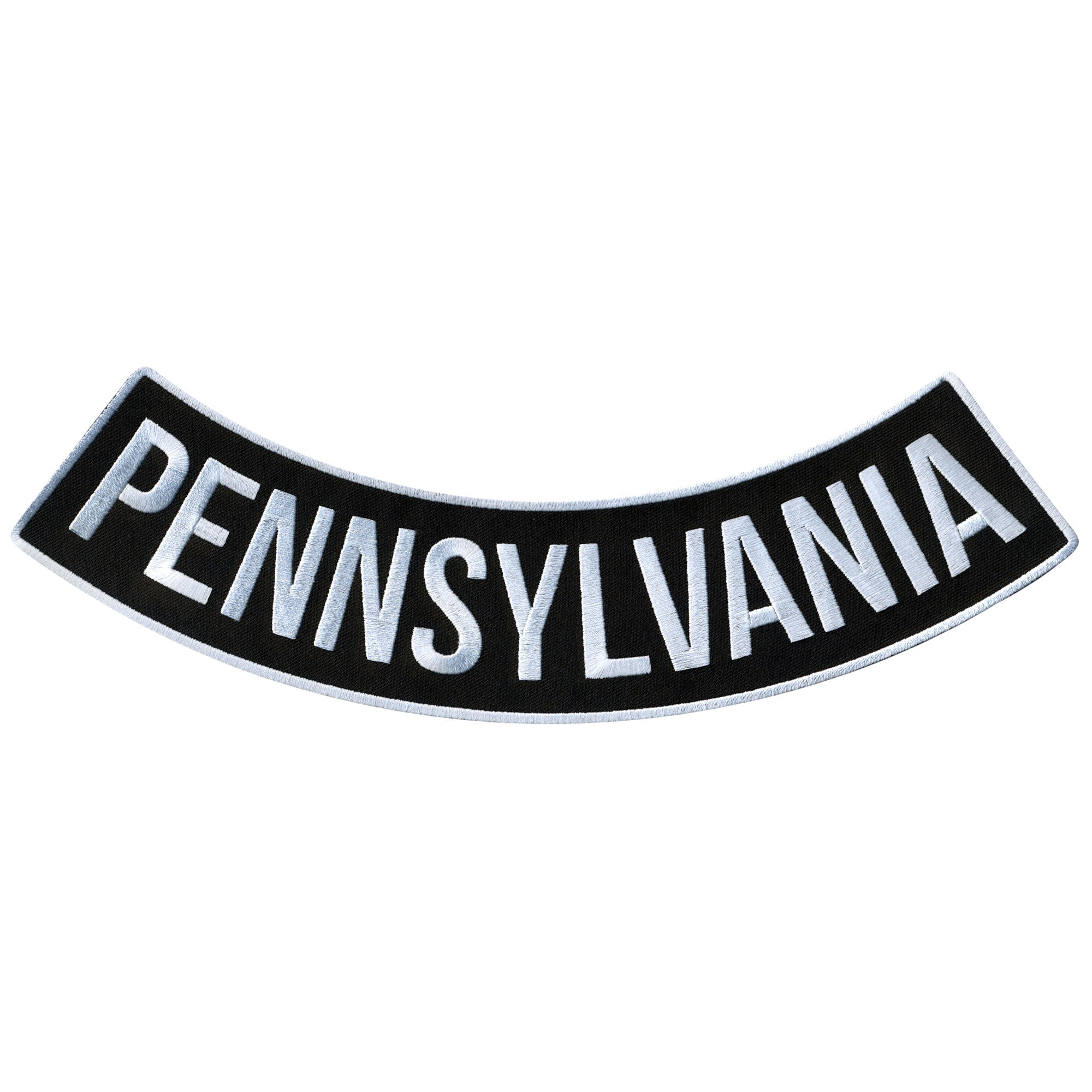 Pennsylvania 12” X 3” Bottom Rocker Patch