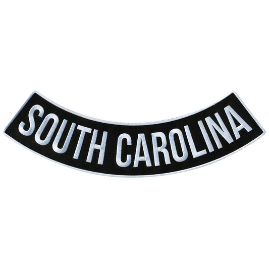 South Carolina 12” X 3” Bottom Rocker Patch